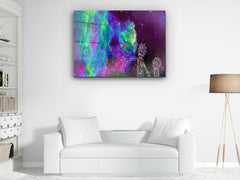 ・"Another Dimension for Rick"・Glass Wall Art