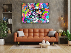 ・"Color of Cat the Wise"・Glass Wall Art