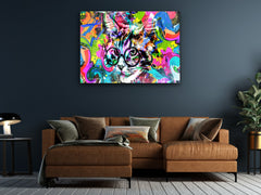 ・"Color of Cat the Wise"・Glass Wall Art