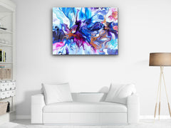 ・"Colorspray Abstract"・Glass Wall Art - Wonders Of Wall