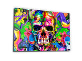 ・"Death Lord of Colors"・Glass Wall Art