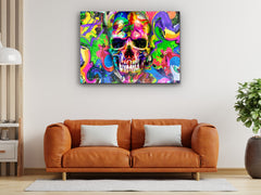 ・"Death Lord of Colors"・Glass Wall Art