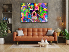 ・"Death Lord of Colors"・Glass Wall Art