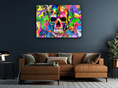 ・"Death Lord of Colors"・Glass Wall Art