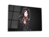 ・"Anime Character Illustration"・Glass Wall Art