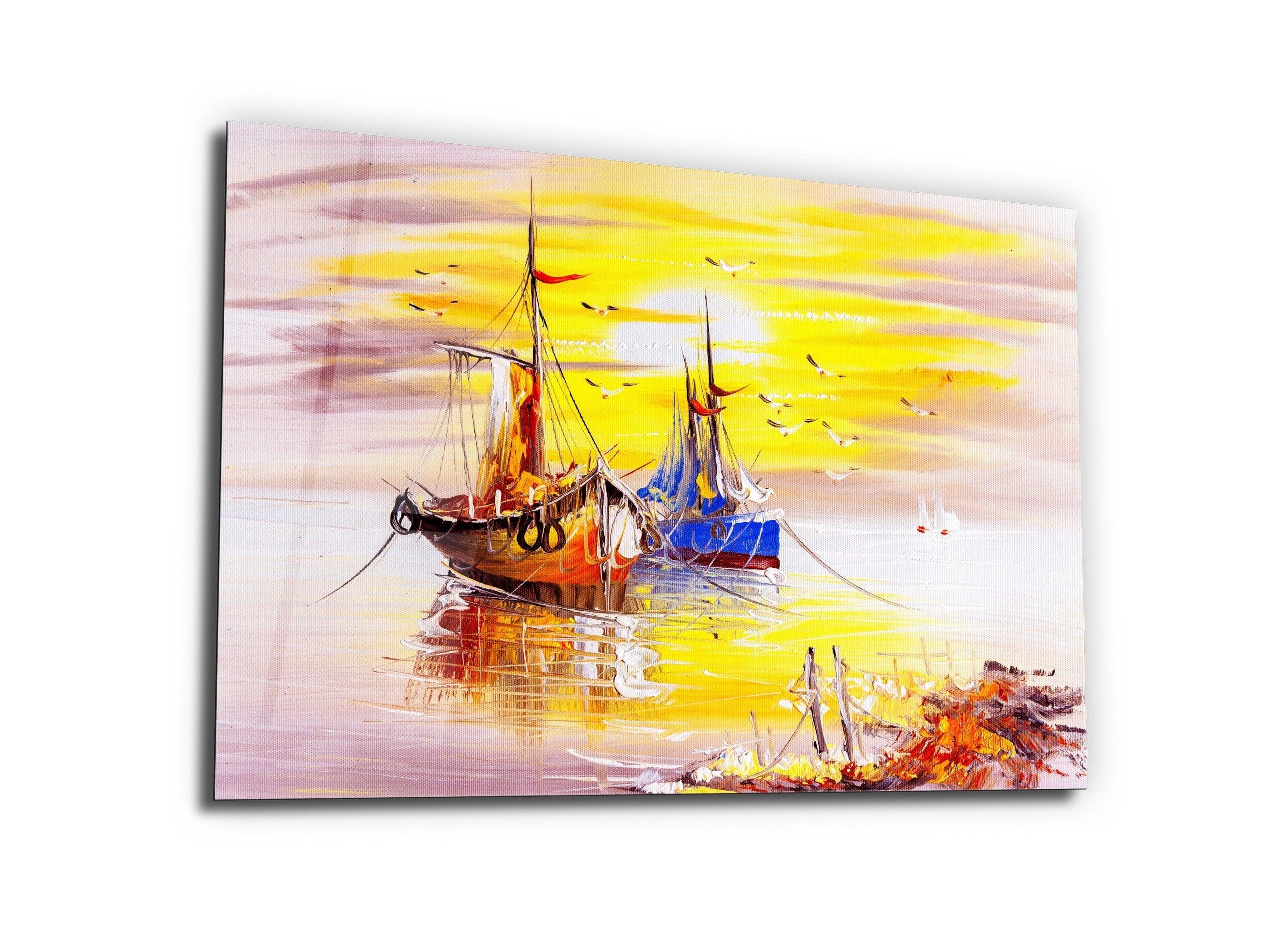 ・"Oil Painting of Venice, Italy"・Glass Wall Art - Wonders Of Wall