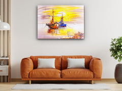 ・"Oil Painting of Venice, Italy"・Glass Wall Art - Wonders Of Wall
