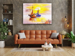 ・"Oil Painting of Venice, Italy"・Glass Wall Art - Wonders Of Wall