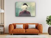 ・"Cloudy Mind "・Glass Wall Art