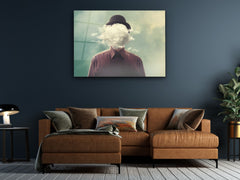 ・"Cloudy Mind "・Glass Wall Art