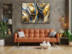 ・"Luxurious Marble Texture"・Glass Wall Art