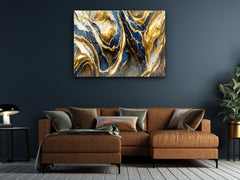・"Luxurious Marble Texture"・Glass Wall Art
