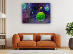 ・"Whimsical Fantasy"・Glass Wall Art
