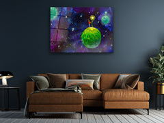 ・"Whimsical Fantasy"・Glass Wall Art