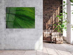 ・"Green the color of Life and Nature"・Glass Wall Art - Wonders Of Wall