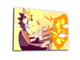 ・"Rick Strikes Again"・Glass Wall Art