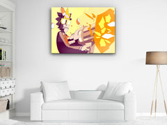 ・"Rick Strikes Again"・Glass Wall Art