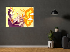 ・"Rick Strikes Again"・Glass Wall Art