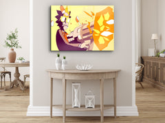 ・"Rick Strikes Again"・Glass Wall Art