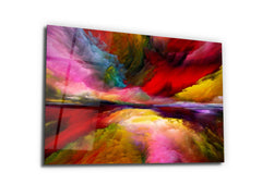 ・"Unlimited Colors Of Heaven"・Glass Wall Art