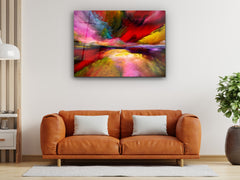 ・"Unlimited Colors Of Heaven"・Glass Wall Art