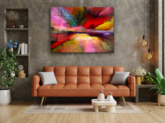 ・"Unlimited Colors Of Heaven"・Glass Wall Art