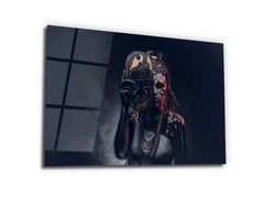 ・"Unmasked Witch before Cast"・Glass Wall Art