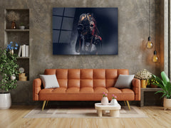 ・"Unmasked Witch before Cast"・Glass Wall Art