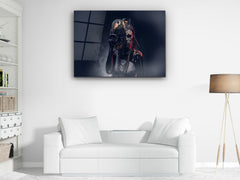 ・"Unmasked Witch before Cast"・Glass Wall Art