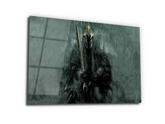 ・"Witch King has arrived"・Glass Wall Art