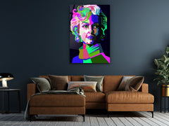 Marilyn Monroe - Glass Wall Art