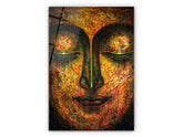 Lord Buddha V2 - Glass Wall Art