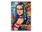 Modern Mona Lisa - Glass Wall Art