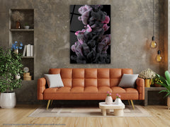 Smoke Explosion - Glass Wall Art