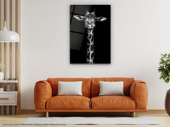 The Giraffe - Glass Wall Art