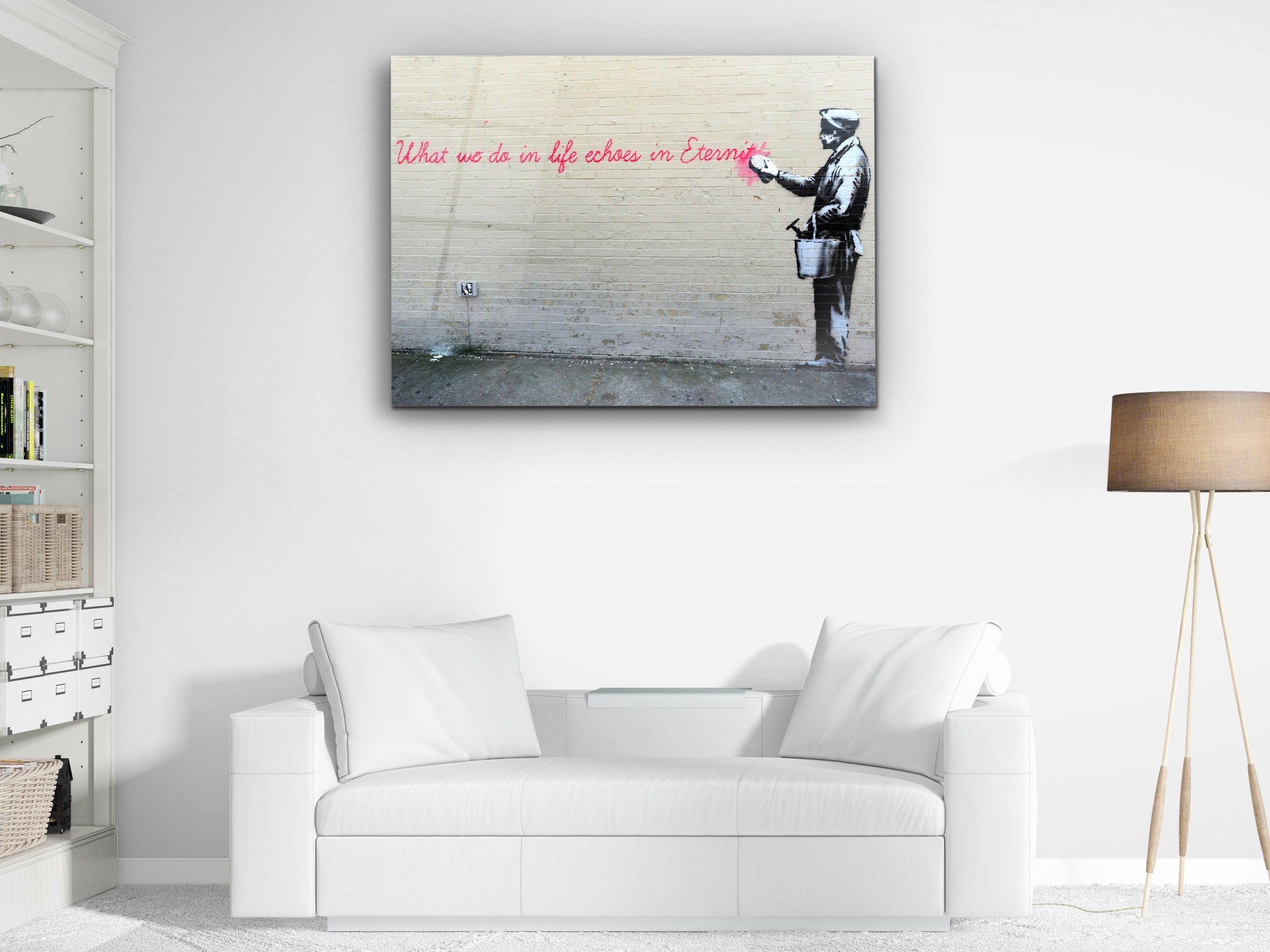 ・"Banksy - Eternity"・Glass Wall Art