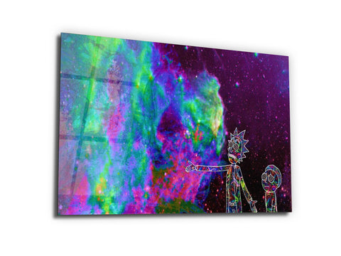 ・"Another Dimension for Rick"・Glass Wall Art