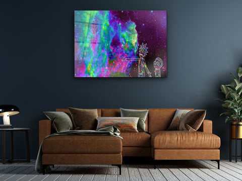 ・"Another Dimension for Rick"・Glass Wall Art