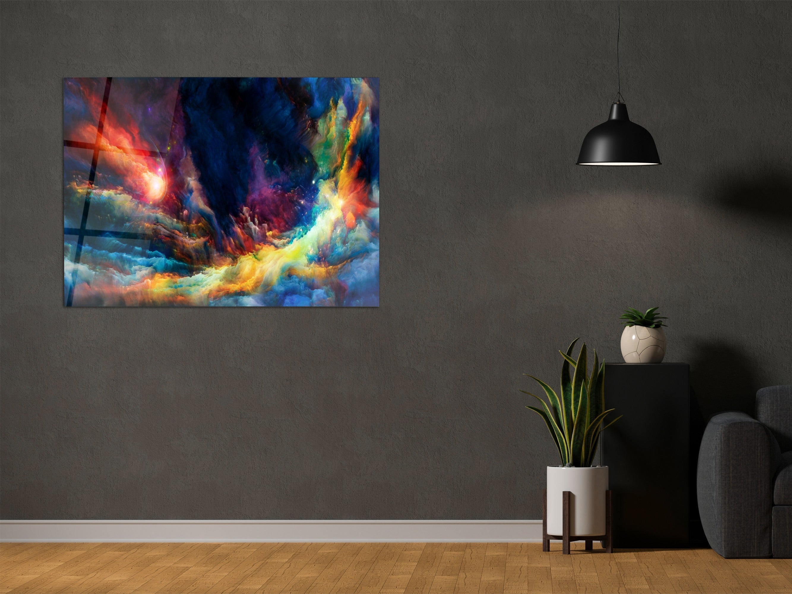 ・"Astral Travel to Eternity"・Glass Wall Art