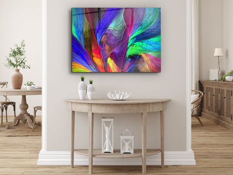 ・"Dance of the Colors"・Glass Wall Art