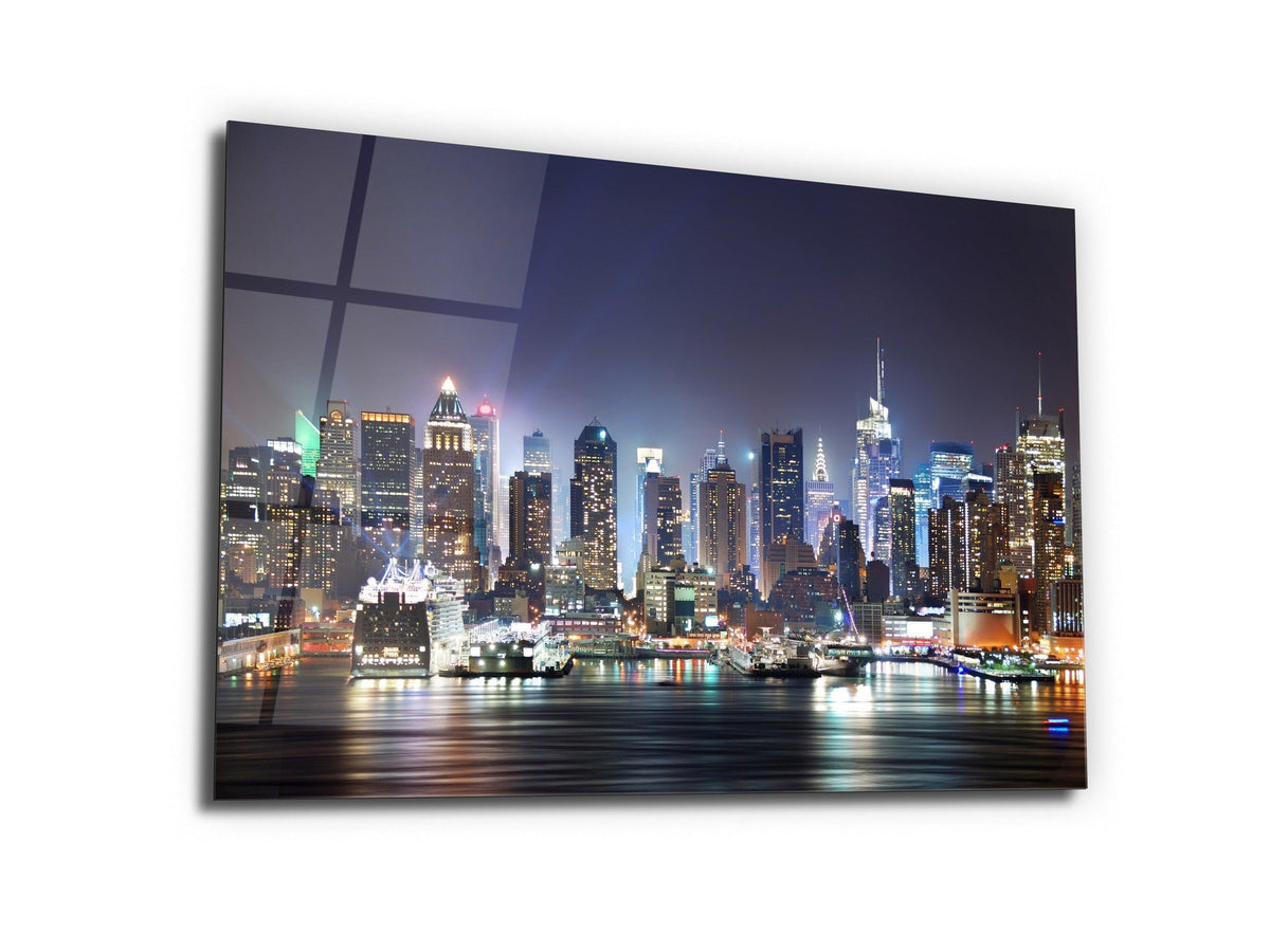 ・"Dream of New York"・Glass Wall Art - Wonders Of Wall