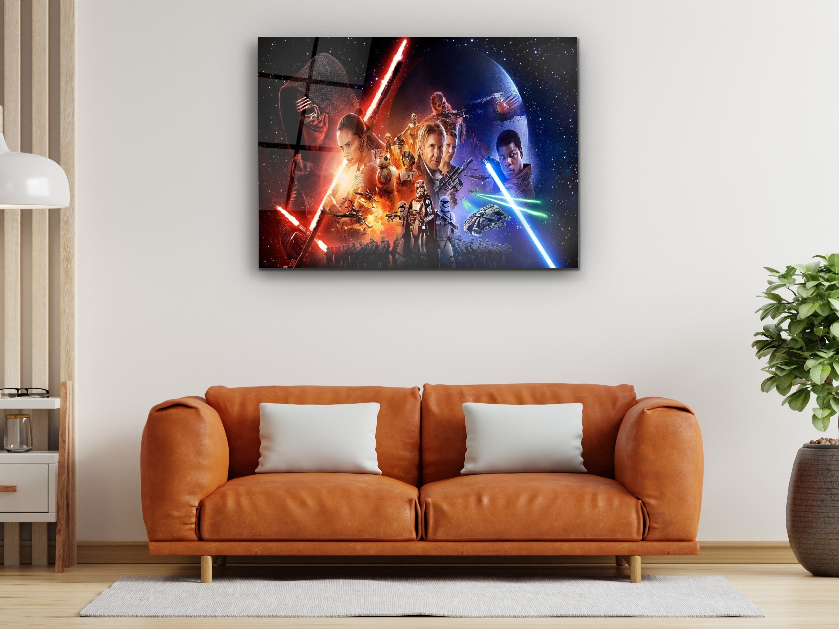 ・"Force Aweaking"・Glass Wall Art