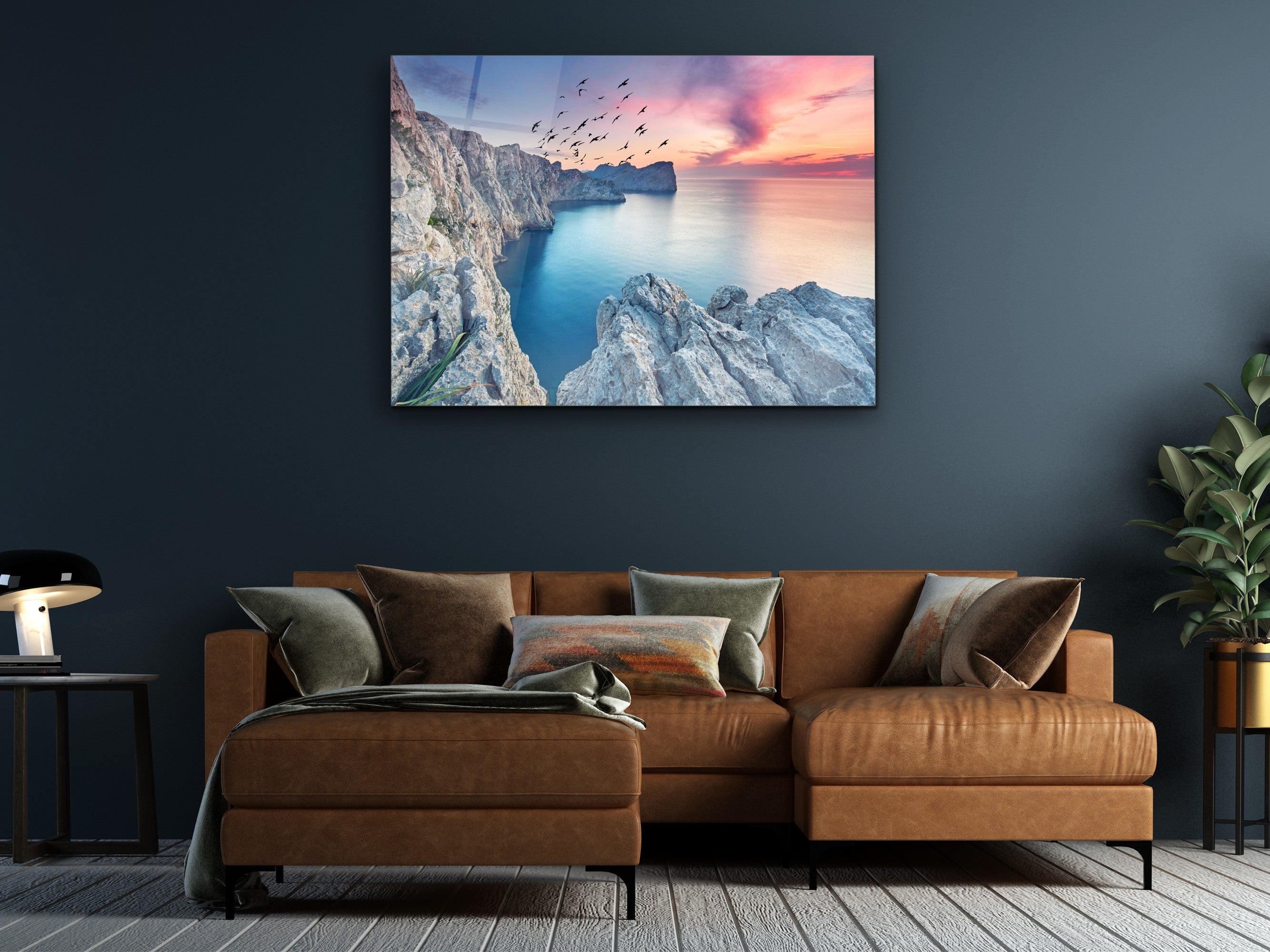 ・"Forgotten Island -Cap de Formentor"・Glass Wall Art