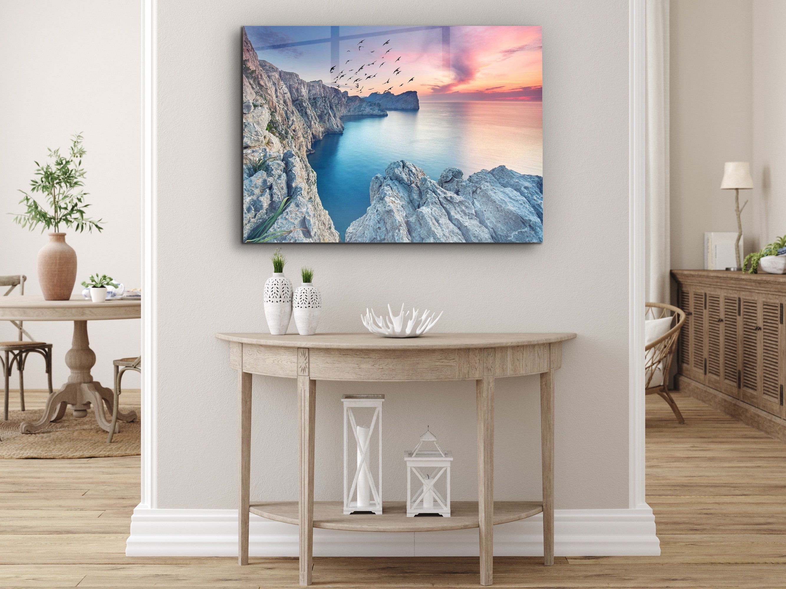 ・"Forgotten Island -Cap de Formentor"・Glass Wall Art