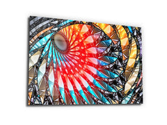 ・"Abstract Surreal Art"・Glass Wall Art