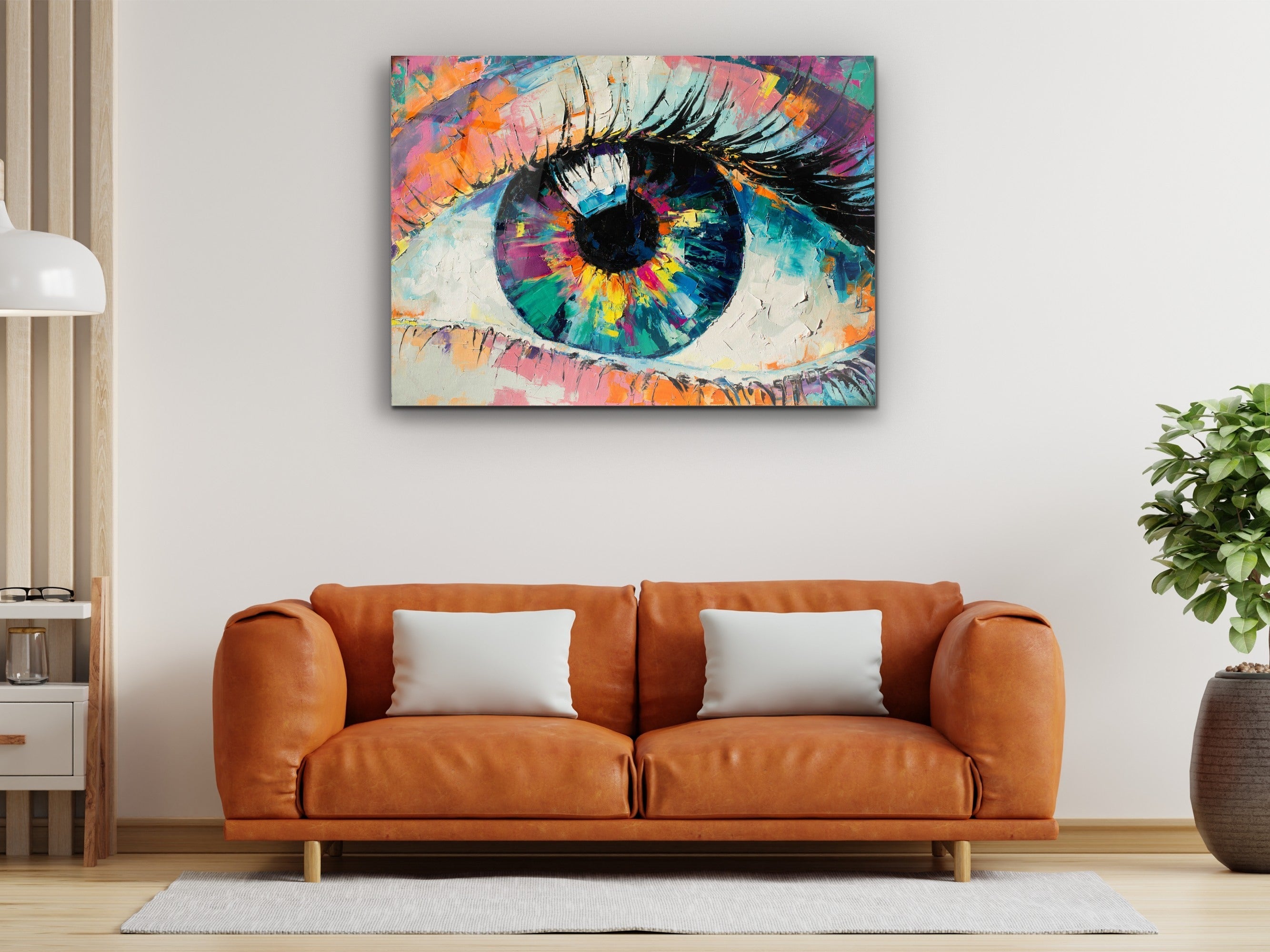 ・"The Eye"・Glass Wall Art