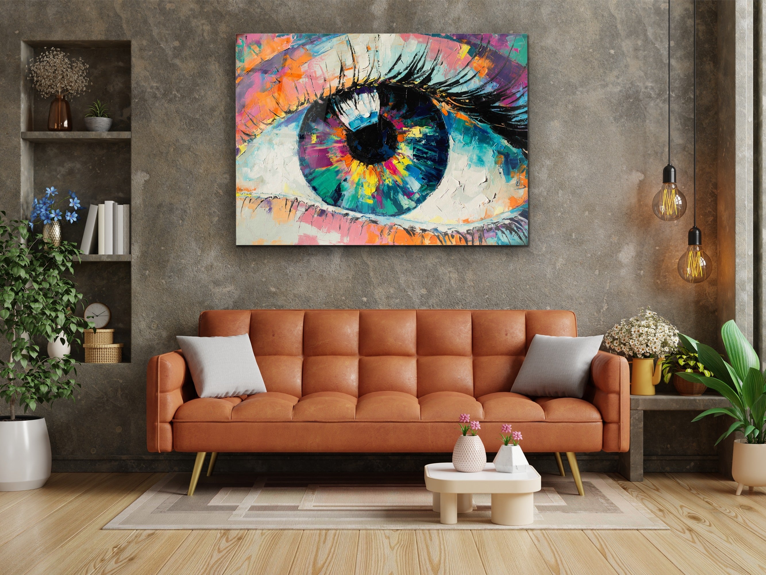 ・"The Eye"・Glass Wall Art