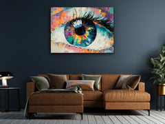 ・"The Eye"・Glass Wall Art