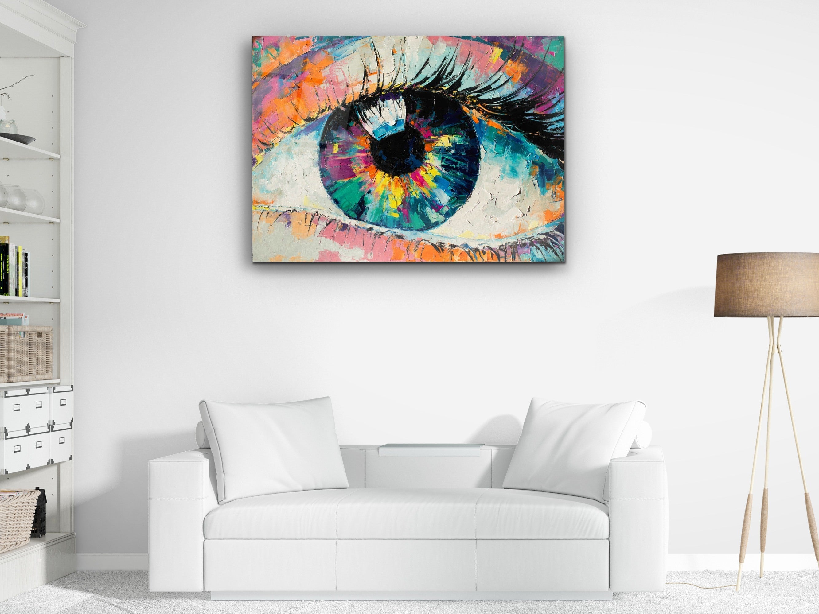 ・"The Eye"・Glass Wall Art