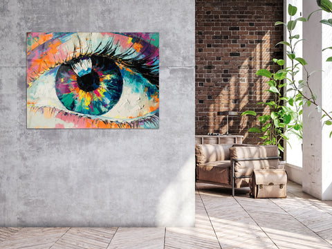 ・"The Eye"・Glass Wall Art